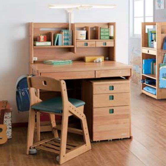 レイクウッド　ステップアップデスク+チェアセット