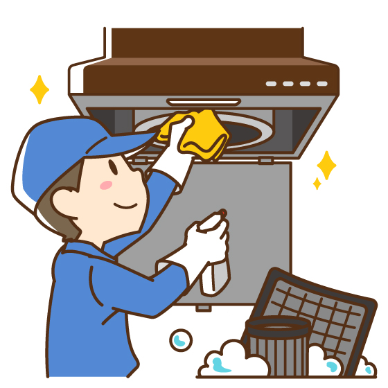 キッチン換気扇クリーニング