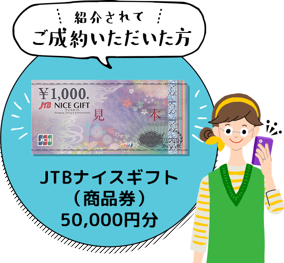 JTBナイスギフト（商品券）50,000円分